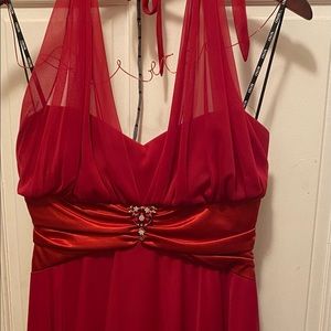 XOXO red A-line cocktail dress XL